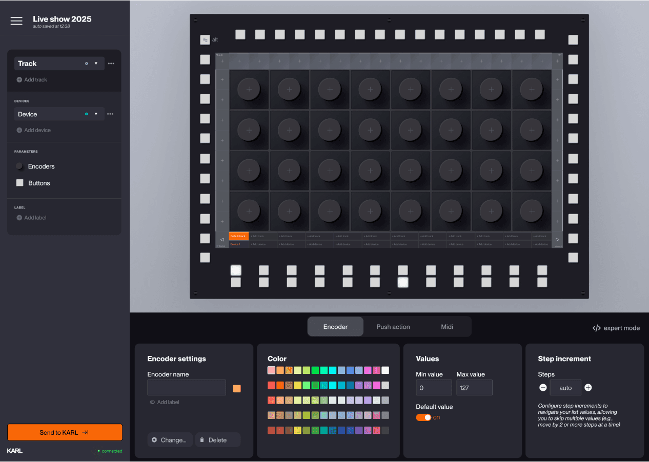 KARL Configurator screenshot